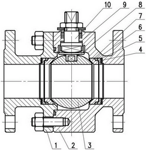硬密封球閥結(jié)構(gòu)